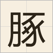 䐁字怎么写？䐁字读音、释义